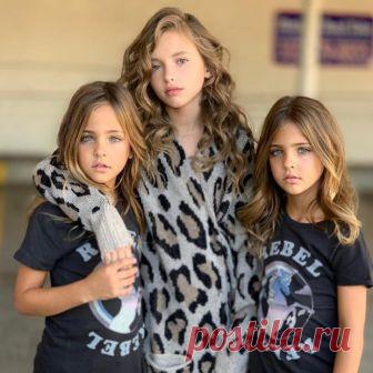 Фото: Самые красивые близняшки: 7-летние Ава и Лия