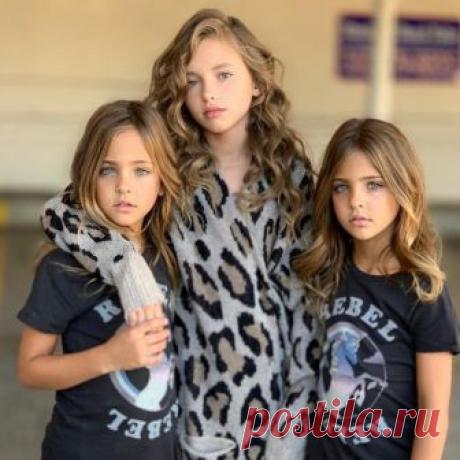 Фото: Самые красивые близняшки: 7-летние Ава и Лия