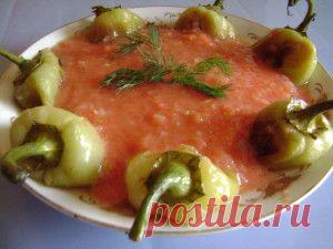 Жаренный болгарский перец.