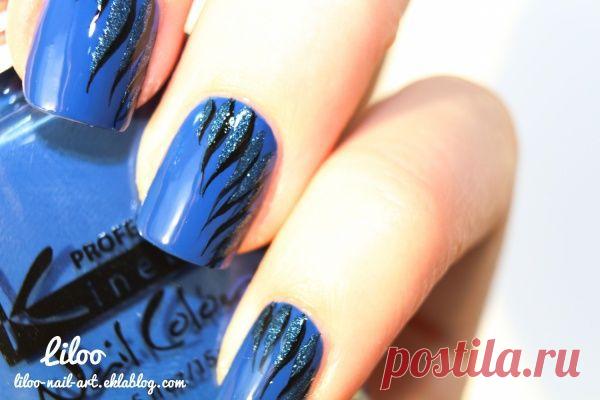Nail art Fashion Blue – Kinetics | Manicure/Pedicure ~ Nails ~ Mani/P…