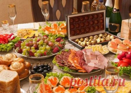 Вкусный новогодний стол - Огни Кубани