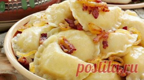 Вареники с картошкой, которые не развариваются