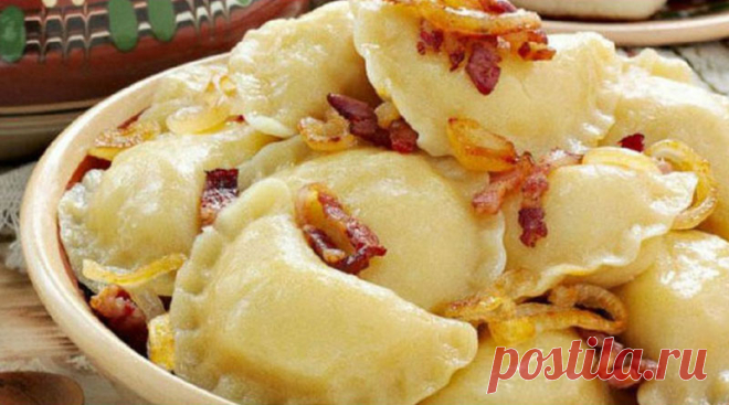 Вареники с картошкой, которые не развариваются