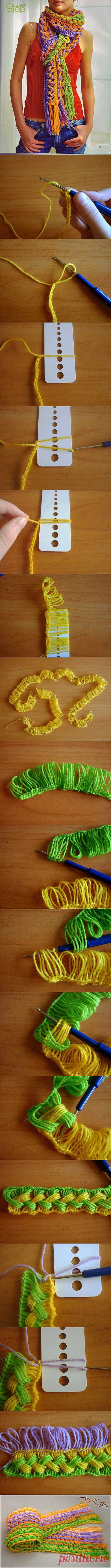 DIY крюк пользовательские шарф | UsefulDIY.com