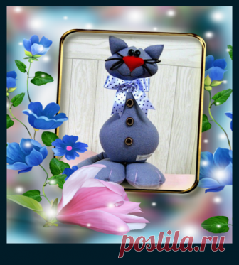 Очаровательно милый Котик из фетра своими руками, очень простым для Вас способом! Пошаговые фото + выкройки | Рукоделкино | Яндекс Дзен