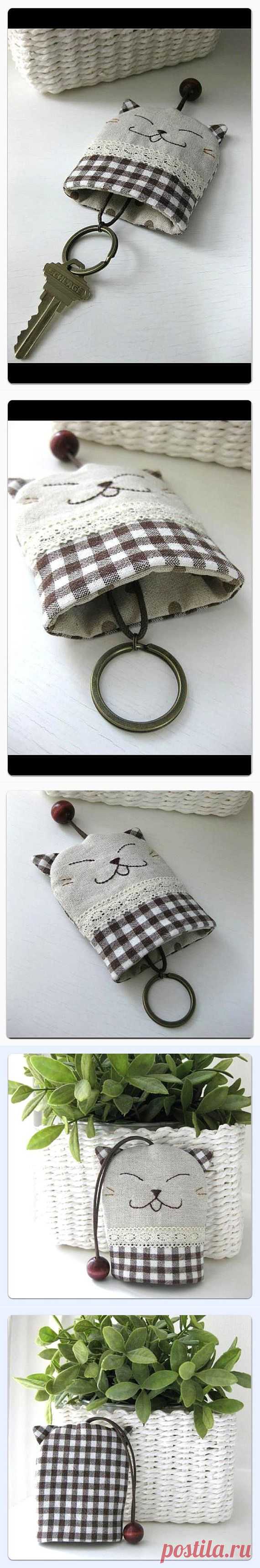 Zakka Cat Key Cover Pouch Only ONE available от madebymuiee