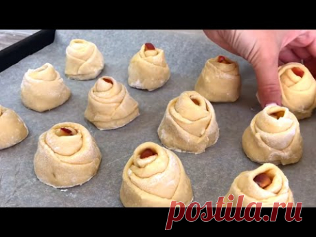 Булочки Творожные! Выпечка Творожная без дрожжей !