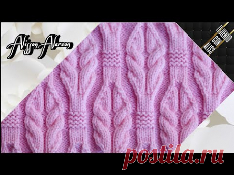 #618 - TEJIDO A DOS AGUJAS / knitting patterns / Alisson . A