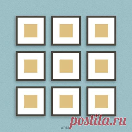 Крутые идеи: как развесить рамки с фотографиями / Домоседы