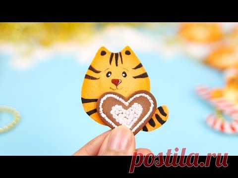 🐯Тигренок из фоамирана. Символ 2022 года своими руками. Фоамиран. DIY kawaii tiger foamiran/Goma Eva - YouTube