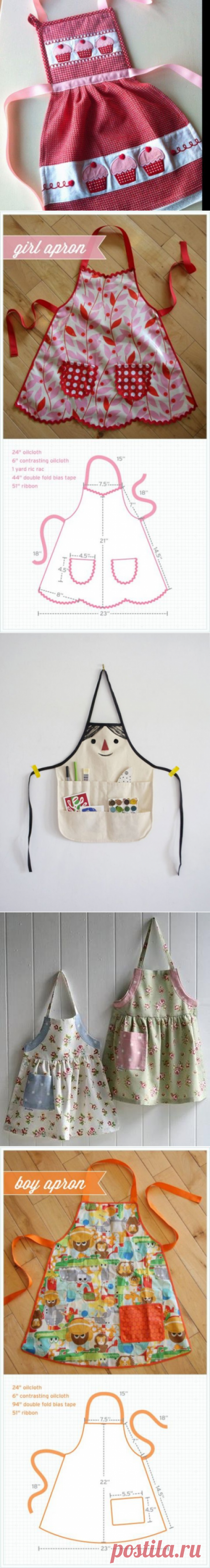 Фартуки для девочек