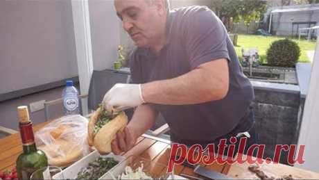 Очень сочный шашлык из свиной шейки и пита гирос