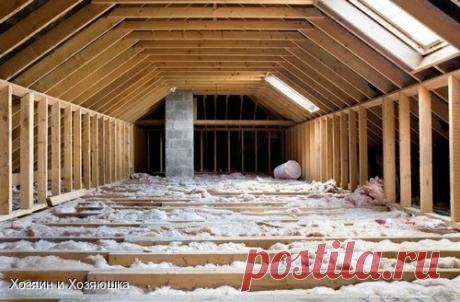 УТЕПЛЕНИЕ ЧЕРДАКА ДЛЯ СОЗДАНИЯ ДОПОЛНИТЕЛЬНОГО ПОМЕЩЕНИЯ