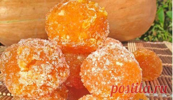 Вкуснейший тыквенный мармелад - полезные сладости