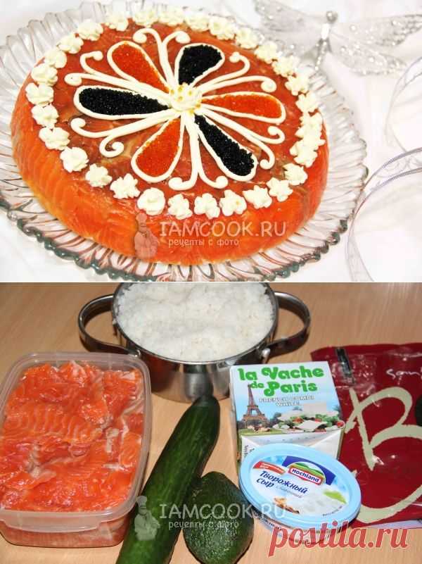 Рыбный торт - украшение любого праздничного стола;)