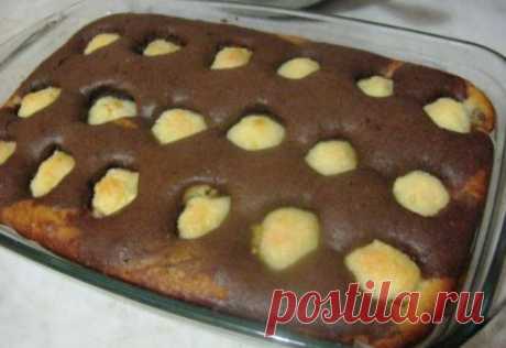 Шоколадный пирог «Утренняя роса» с творожными шариками | БУДЕТ ВКУСНО!