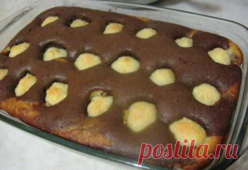 Шоколадный пирог «Утренняя роса» с творожными шариками | БУДЕТ ВКУСНО!