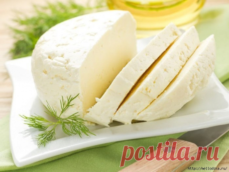Очень вкусный сыр — сулугуни, готовится легко и быстро!