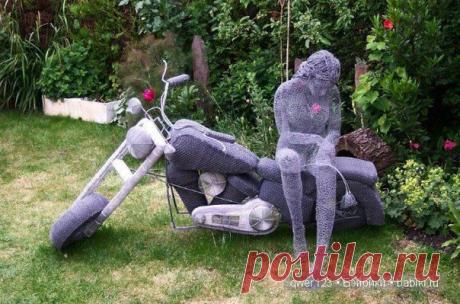 Футуристичные фигуры из проволоки в ис / Удивительное искусство