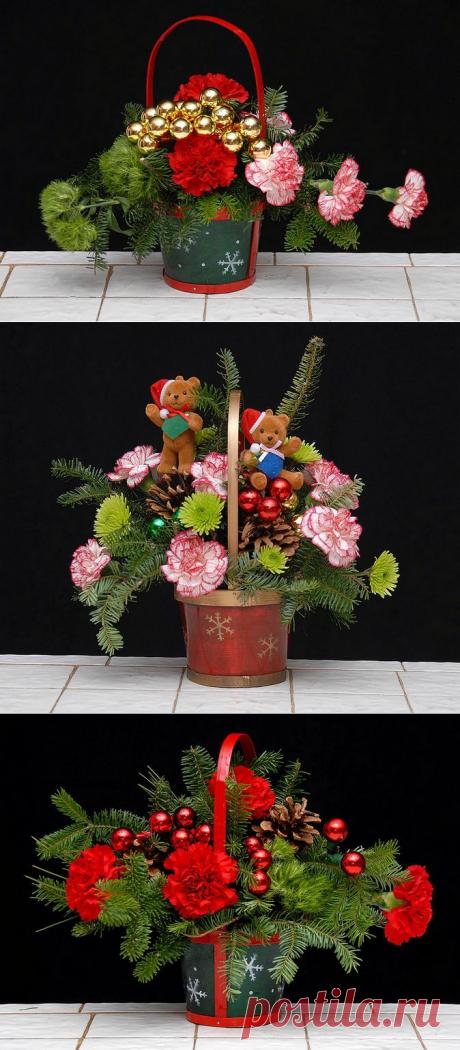 Цветочные композиции для зимы