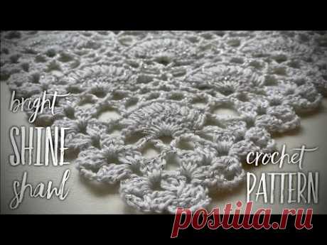 ВЯЖЕМ ШАЛЬ КРЮЧКОМ «РОСКОШНОЕ МЕРЦАНИЕ» 💥💥💥/ HOW TO CROCHET AMAZING SHAWL 💥💥💥
