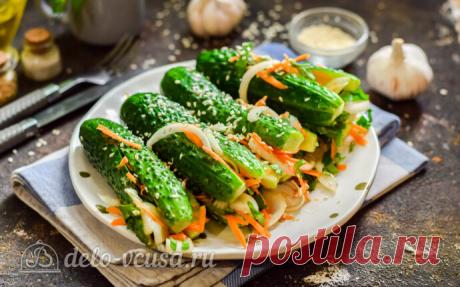 Кимчи из огурцов по-корейски пошаговый (ои-собаги), рецепт с фото