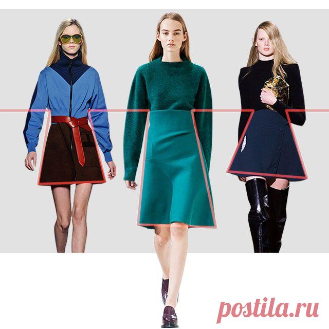 15 модных способов носить юбку-трапецию | Мода