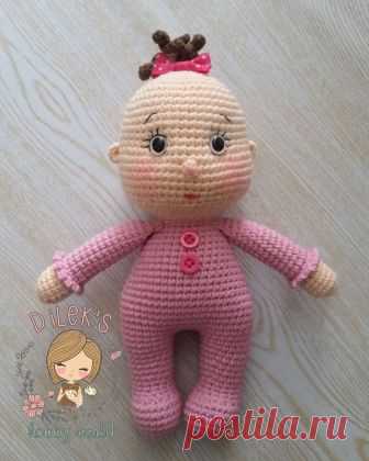 Вязаная кукла пупс амигуруми | Hi amigurumi