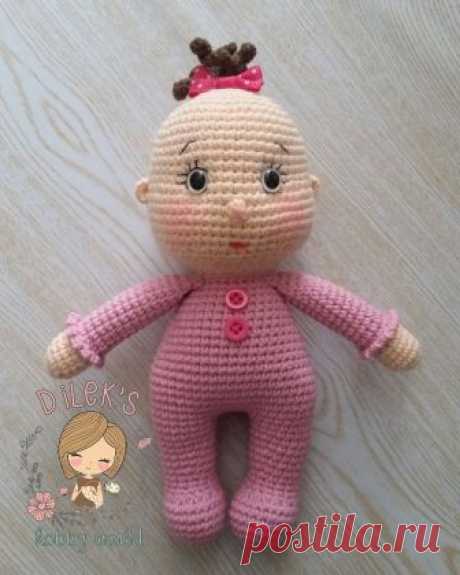 Вязаная кукла пупс амигуруми | Hi amigurumi