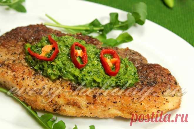 Вкусная отбивная из свинины с гремлатой
