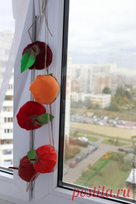 Гирлянда &quot;Яблоки&quot; на кухню - Ярмарка Мастеров - ручная работа, handmade
