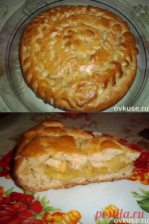 Пирог с карамельными яблоками - Простые рецепты Овкусе.ру