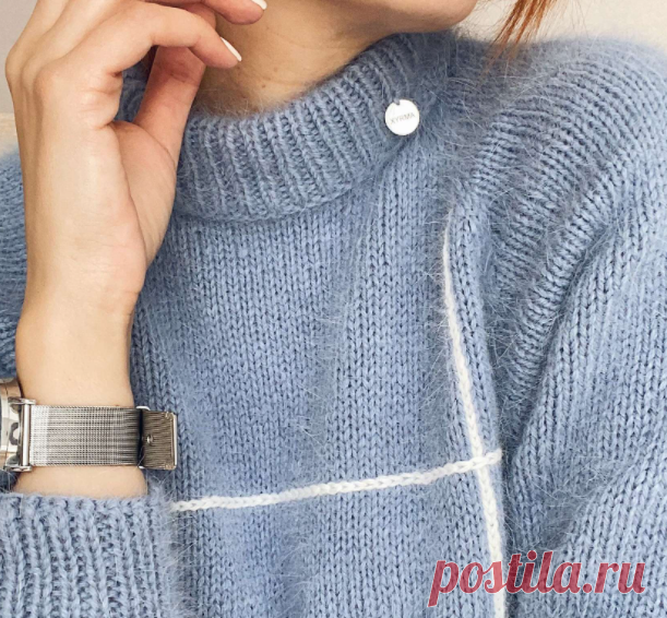 Нежнейшие и такие простые свитеры - идеальные для новичков. Ничего сложного - только гладь, а такая красота | MAMA MAKES | Дзен