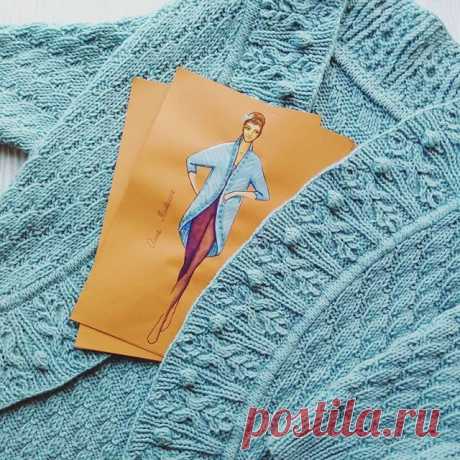 Кардиган спицами для беременных