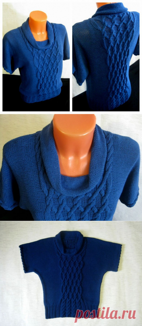 Knitting Stories by Venera: Топ/жилет &quot;Кос сплетенье&quot; -ОПИСАНИЕ!