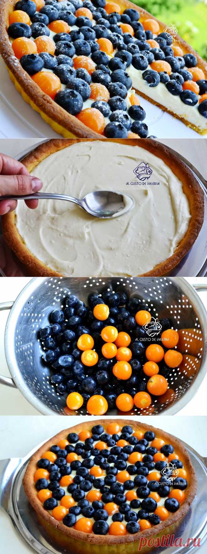 Al gusto de Valeriia: Тарт с ягодами и белым шоколадом