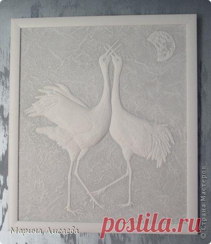 Панно - барельеф "Журавли" | Страна Мастеров