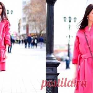 Теплое и модное пальто…всего за один час и без выкройки - МирТесен