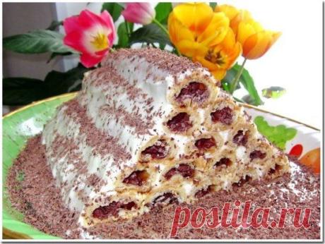 Торт "Монастырская избушка" или "Дрова под снегом" - легко и вкусно!