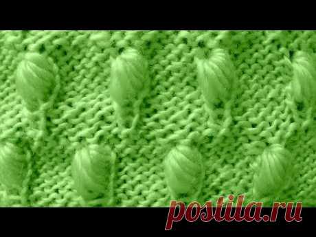 Cómo Tejer Punto Colmena Bordado-How to Knit Honeycomb Stitch  2 Agujas (352)