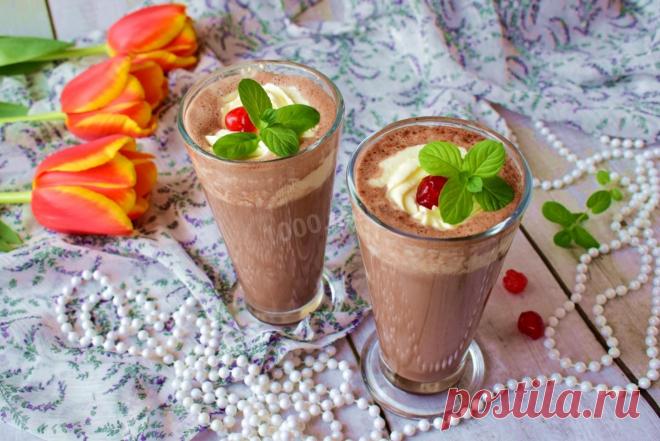 Молочный коктейль с какао рецепт с фото пошагово - 1000.menu