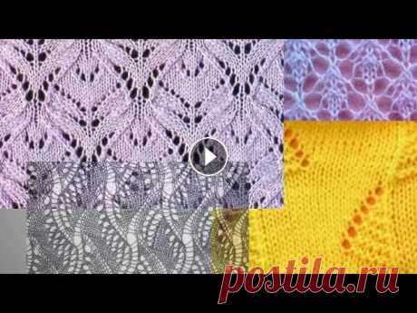 Чудесные  АЖУРНЫЕ узоры спицами со схемами. Вязание Knitting Knitted Diy Вязание спицами. Чудесные Ажурные узоры спицами со схемами. Вязание Knitting Knitted Diy. Подойдут для вязания кардигана, кофты,пуловера, платья, джем...