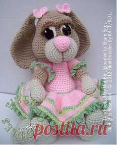 Peeps the Little Girl Bunny-  Ravelry: This pattern is available for download for $6.20.
