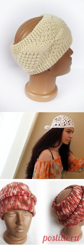 Winter Headband Ponytail hat Messy bun hat Messy bun.Идеи.