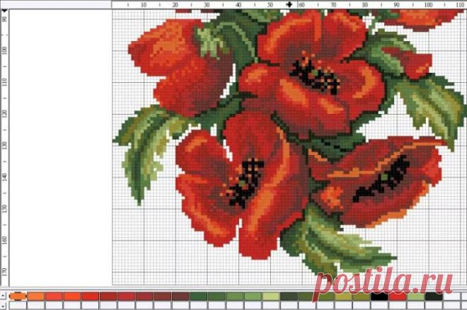 вышитые маки: 10 тыс изображений найдено в Яндекс.Картинках