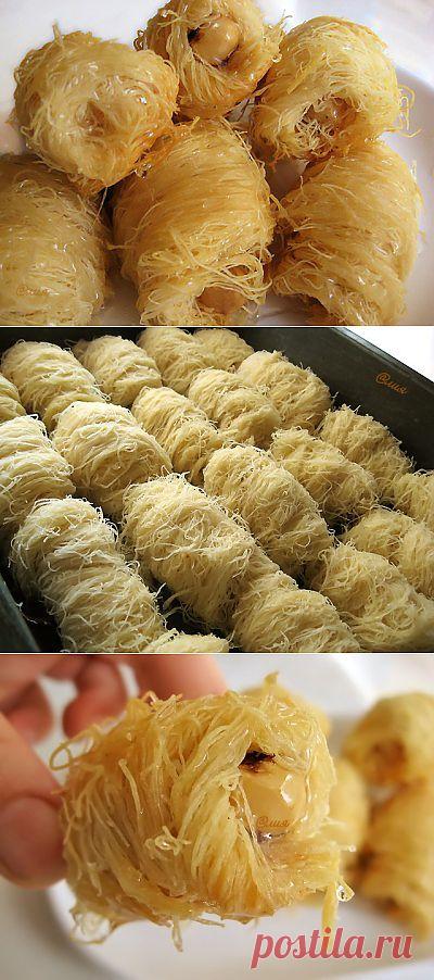 Кунафа с орехами : Выпечка сладкая