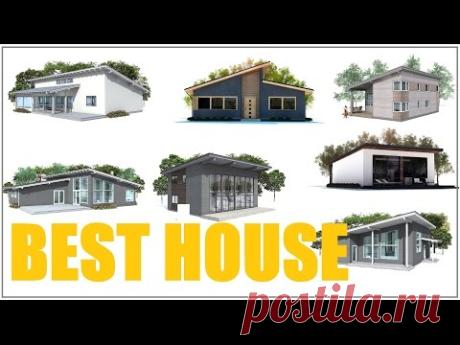 TOP 7 BEST HOUSE PLANS ТОП 7 ЛУЧШИХ ДОМОВ С ОДНОСКАТНОЙ КРЫШЕЙ