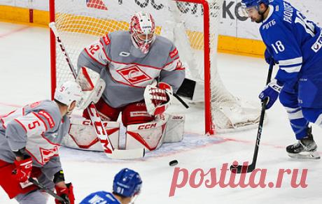 Достижение Цыплакова и травма Рибара. &quot;Спартак&quot; обыграл &quot;Динамо&quot; и вышел в плей-офф КХЛ. Встреча завершилась со счетом 6:3
