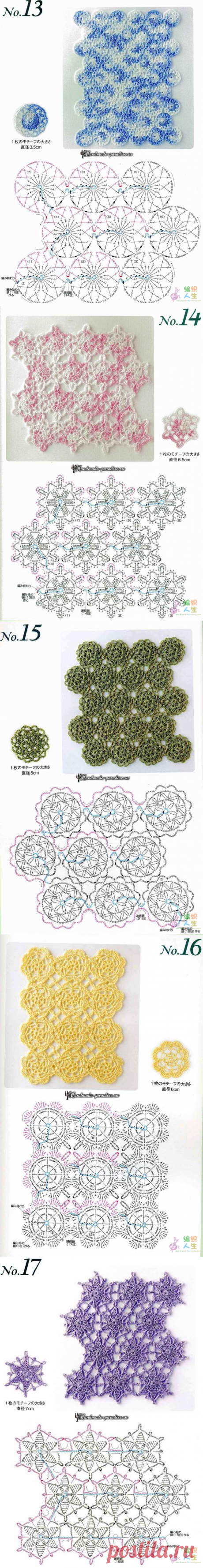 Безотрывное вязание крючком. Японский журнал