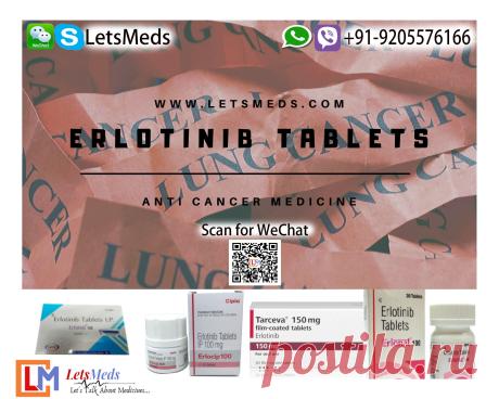 #Erlonat made by Natco contains #Erlotinib150mg as active ingredient used in the treatment ofnon-small cell lung cancer and pancreatic cancer. Erlotinib, sold under the brand name #Tarceva among others. Avail now #Erlotinib Tablets from LetsMeds Pharmacy specialized in providing a wide range of Anti Cancer Medication including Erlocip Cipla, Tarceva Roche, Erlonat Natco and many more. Order online on +91-9205576166 and get shipping to countries including USA, UK, China, HongKong, Philippines